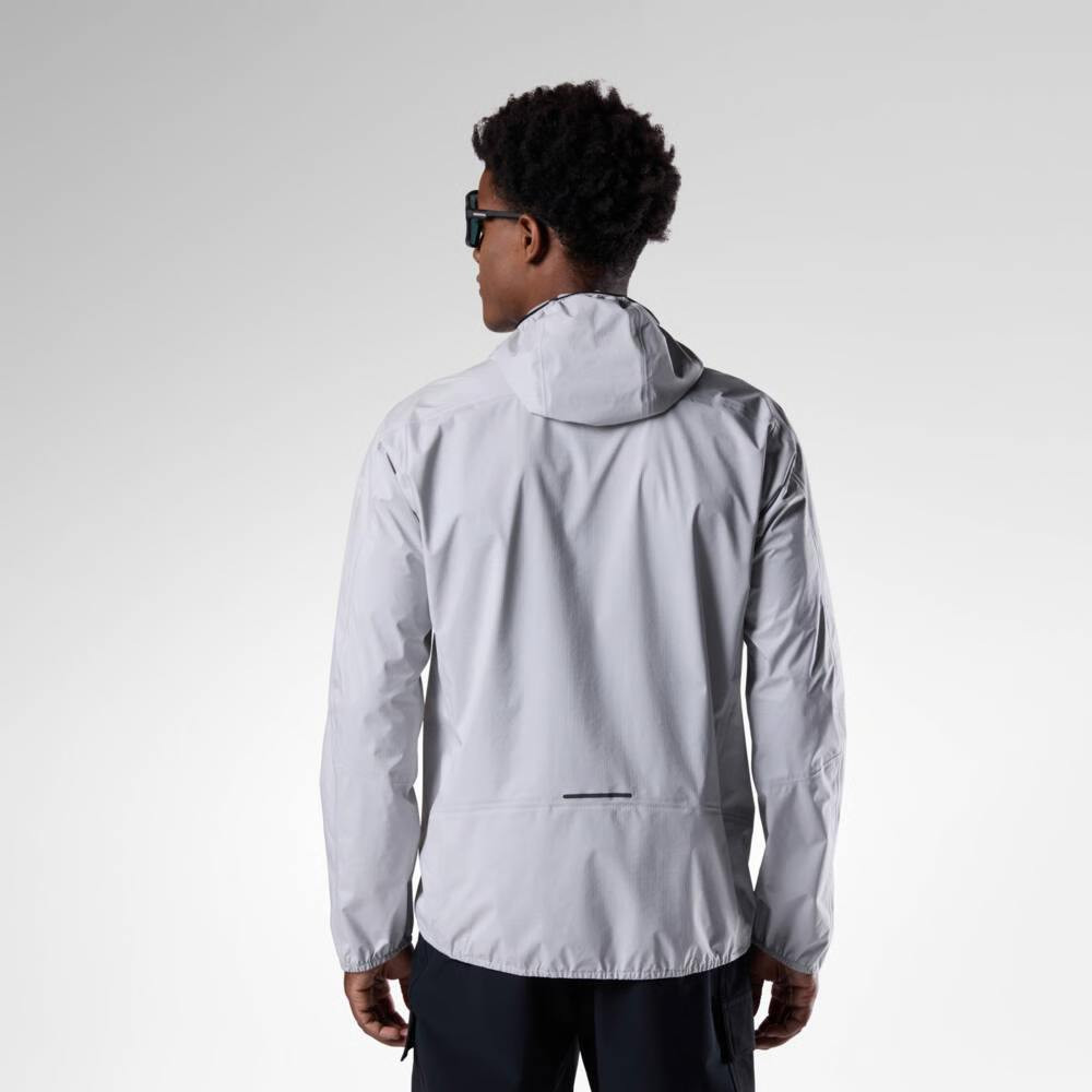 GIACCA M RAINPROOF 2.5L SHELL JKT - 225 LIGHT GREY
