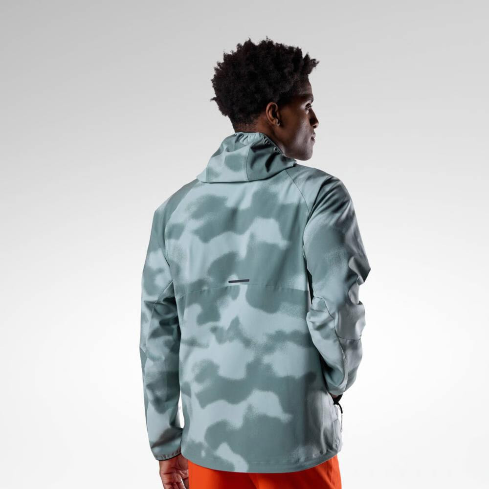 GIACCA M STRETCH ANORAK - A62 SAGE GREEN CLOUD