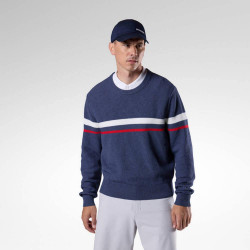 PULLLOVER M KNITTED CN SWEATER - 715 DARK NAVY