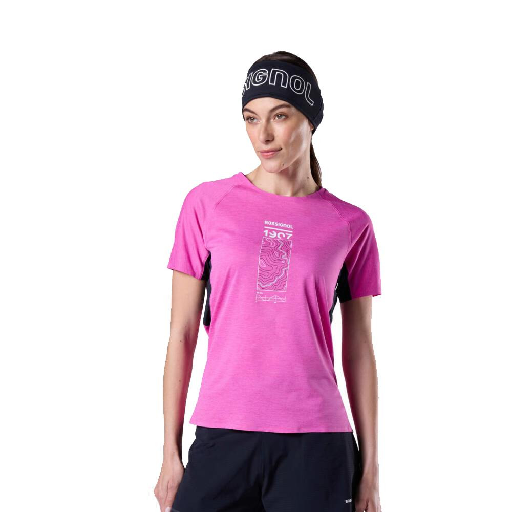 T-SHIRT W SAPA ULTRA TEE - A26 ELECTRIC FUCHSIA