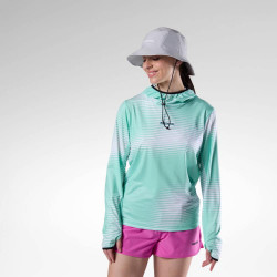 FELPA W WESTWEG SUN HOODIE - A60 WHITE LINE FOGG