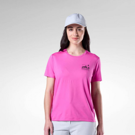 T-SHIRT W GRAPHIC ACTIVE TEE - A26 ELECTRIC FUCHSIA