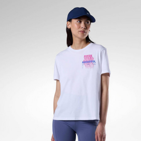 CAMISETA W GRAPHIC WATERFALL TEE - 100 WHITE
