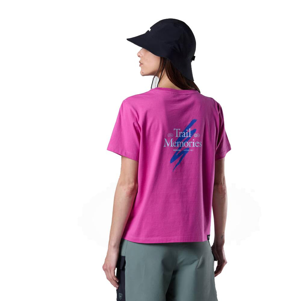 CAMISETA W GRAPHIC WATERFALL TEE - A26 ELECTRIC FUCHSIA