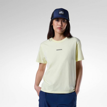 T-SHIRT  W GRAPHIC WATERFALL TEE - A28 WAX YELLOW
