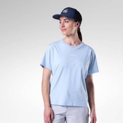 T-SHIRT  W GRAPHIC WATERFALL TEE - A32 BLUE AURA
