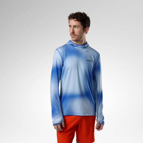 FELPA WESTWEG SUN HOODIE - A58 DAZZLE BLUE LINE FOGG
