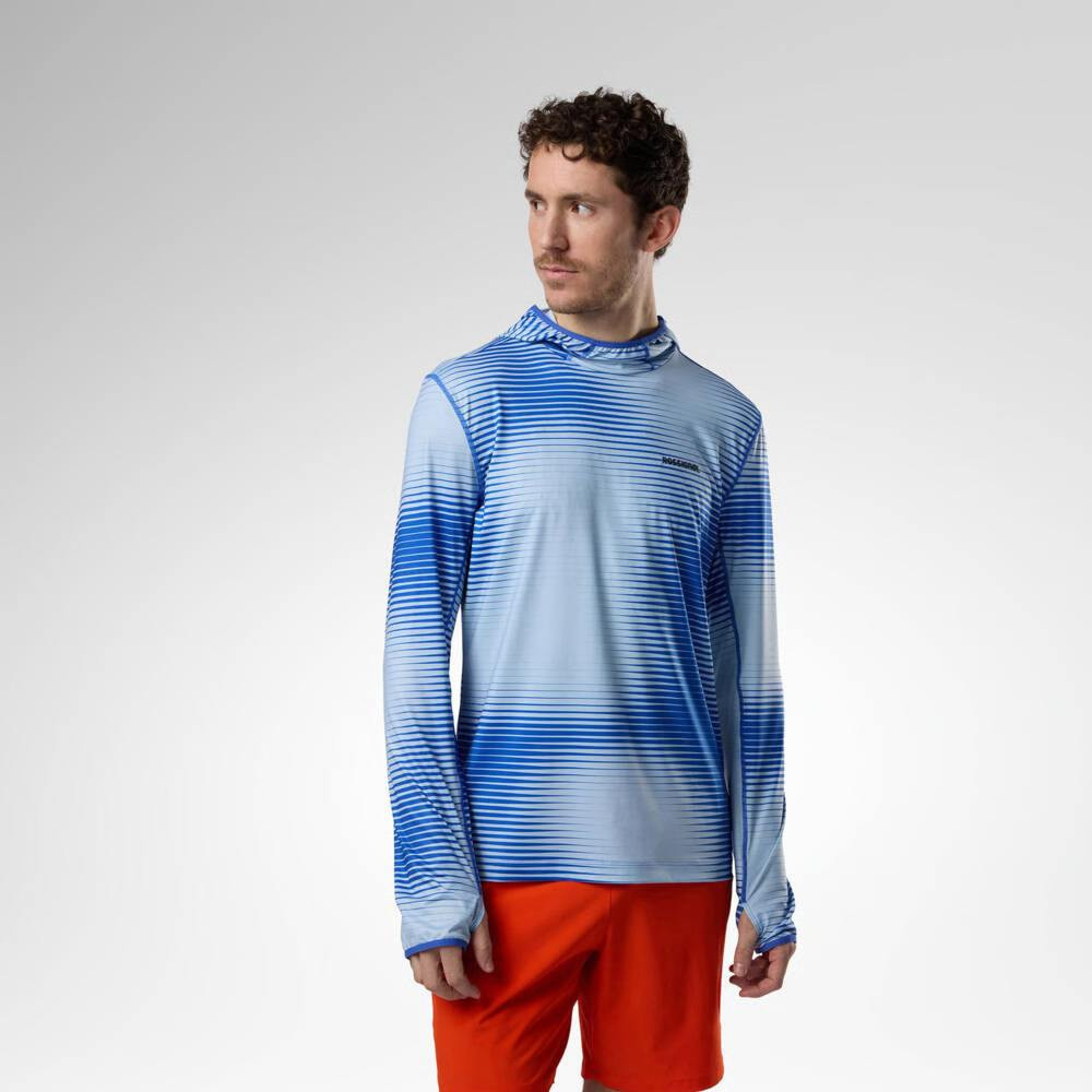 FELPA WESTWEG SUN HOODIE - A58 DAZZLE BLUE LINE FOGG