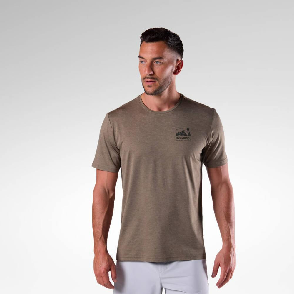 T-SHIRT M GRAPHIC ACTIVE TEE - A52 JUNGLE HTR