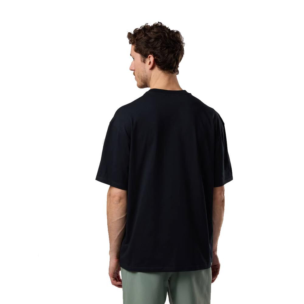 T-SHIRT M GRAPHIC WATERFALL TEE - 200 BLACK