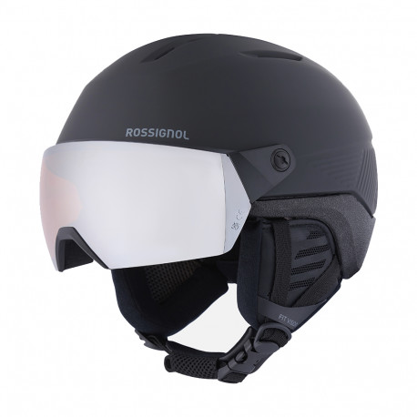 CASQUE DE SKI FIT VISOR IMPACTS BLACK