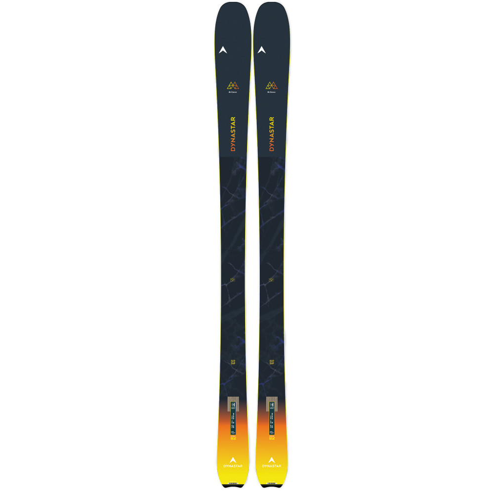 SKI M-CROSS 82 + FIXATIONS SALOMON N STRIVE 14 MN FLAME ORANGE D90