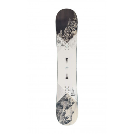 SNOWBOARD TRUE 2.0 GREY + FIJACIONES ROSSIGNOL BATTLE B&W XL