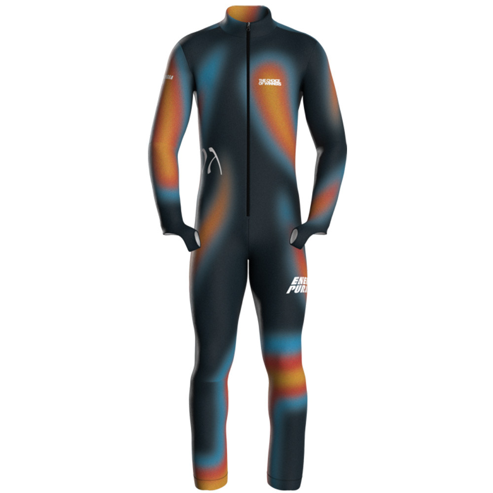 MONO DE COMPETICIÓN LAVA BLACK/ORANGE JR