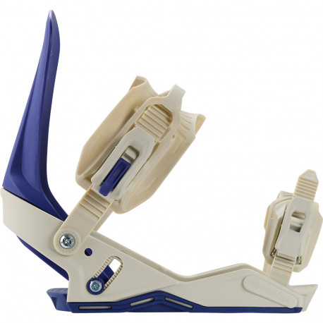 SNOWBOARD BINDUNGEN WORKS TAN/BLUE S
