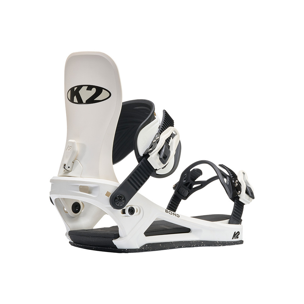 FIXATIONS DE SNOWBOARD BOND WHITE M