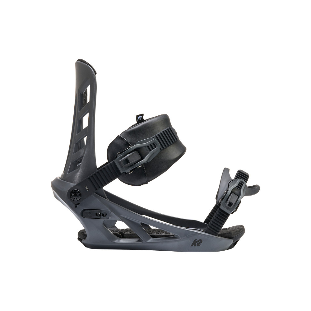 SNOWBOARD BINDUNGEN INDY GREY L