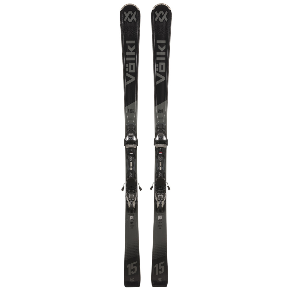 SKI RACETIGER MC BLACK + VMOTION 12 GW BLACK