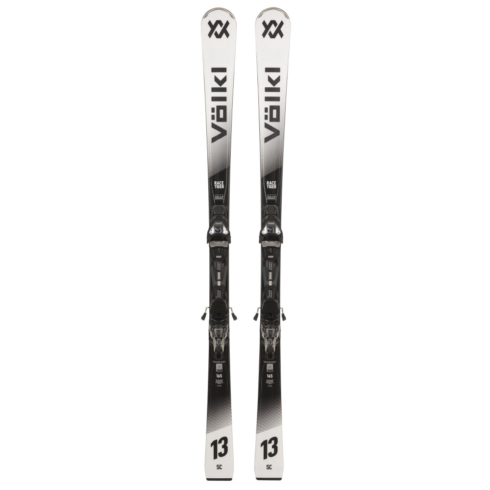 SKI RACETIGER SC WHITE + VMOTION 12 GW BLACK