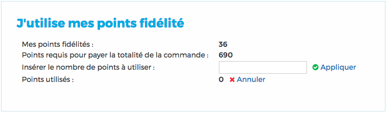 trouver mes points fidélité