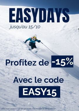 EASYDAYS // -15% du 01/10 au 15/10