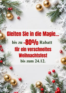 GLEITEN SIE IN DIE WEIHNACHTSMAGIE…