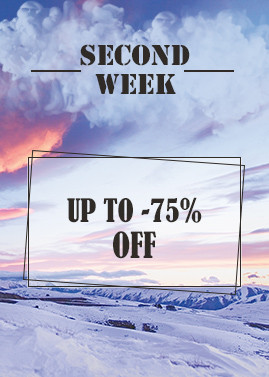 SECOND WEEK OF SUMMER SALES 2022! Up to 75% off across the site 