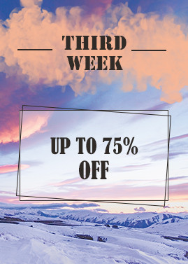 THIRD WEEK OF SUMMER SALES 2022! Up to 75% off across the site 