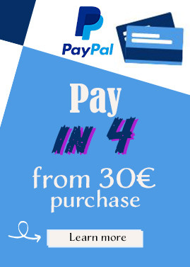 Pay Later with PayPal Pay in 4 from 30€ purchase 