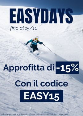 EASYDAYS // -15% dal 01/10 al 15/10