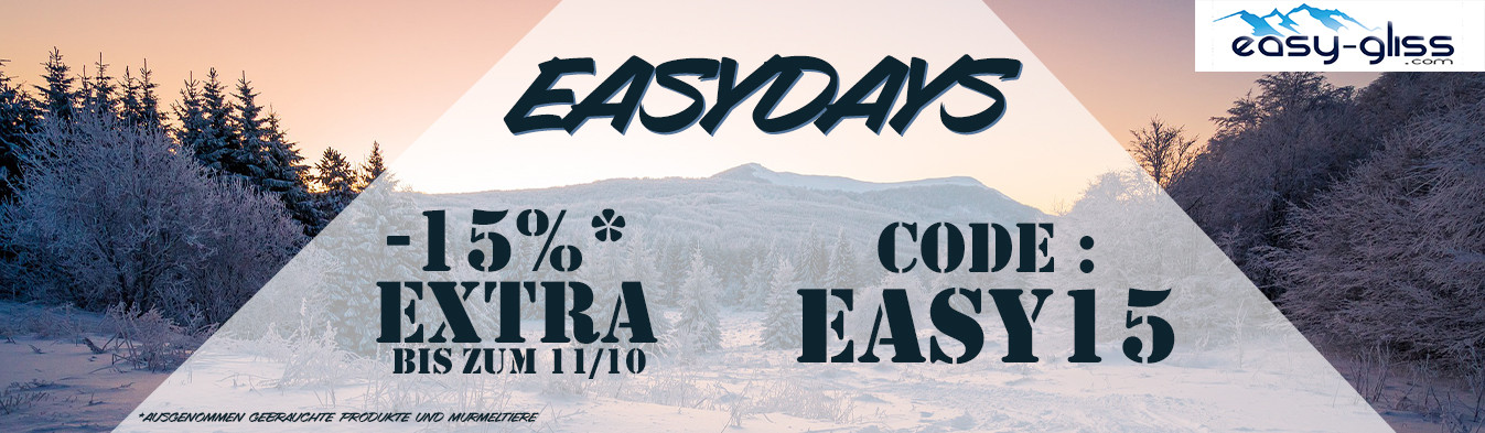 Easydays! -15% zusätzliche Rabatte 
