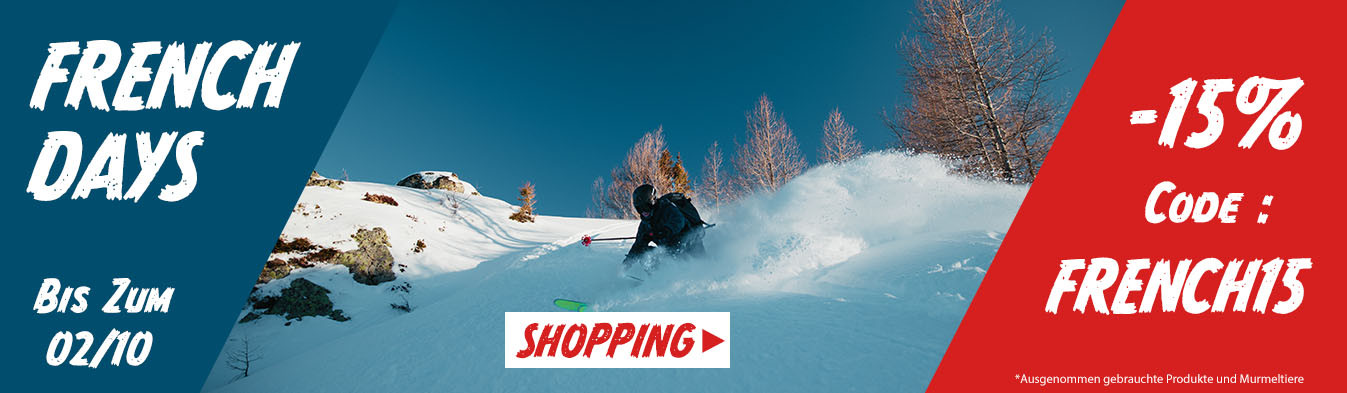 FRENCH DAYS ! -15% Sup. mit dem Code FRENCH15