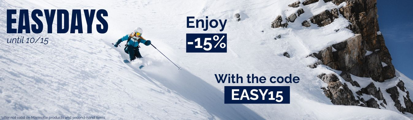 EASYDAYS // -15% from 01/10 to 15/10