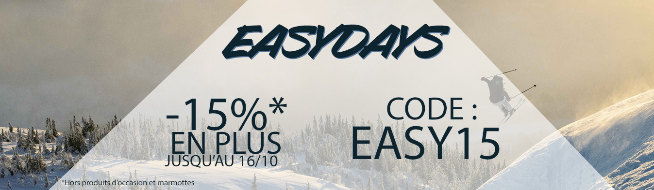 Easydays ! -15% de réduction supplémentaire