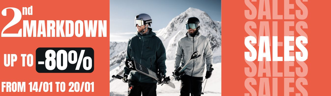 SALES: 2ND MARKDOWN UP TO -80%