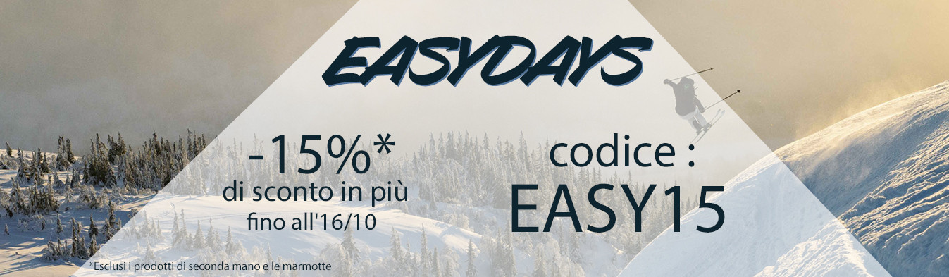 Easydays! -15% di sconto extra 